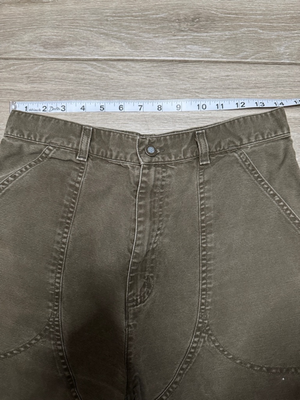 VTG 80’s Patagonia 4”stand up hiking women shorts green high rise NO SIZE